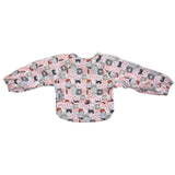 NYLON SMALL LONG SLEEVE BIB PEEKABOO