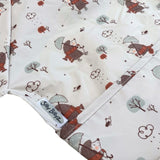 NYLON SMALL LONG SLEEVE BIB MR HEDGEHOG