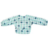 NYLON SMALL LONG SLEEVE BIB ELEPHANT LOVE