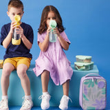 B.BOX FLEXI INSULATED LUNCHBAG - LILAC GARDEN