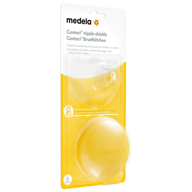 MEDELA CONTACT NIPPLE SHIELDS L 24MM 2PK