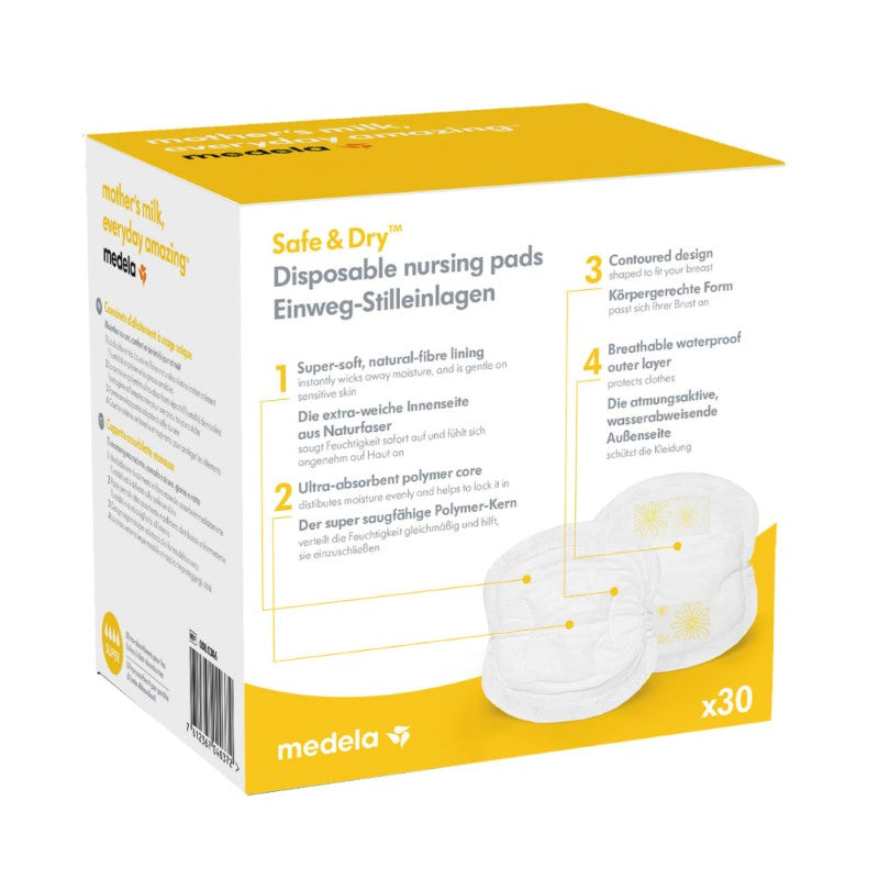 MEDELA DISPOSABLE NURSING PADS 30PK