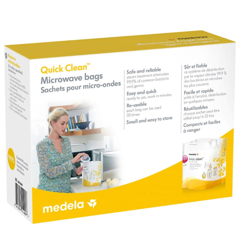 MEDELA QUICK CLEAN MICROWAVE BAG 5PK