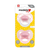 MEDELA SOOTHER ORIGINAL GIRL 18+MTH 2PK
