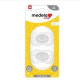 MEDELA SOOTHER NEWBORN TRANS UNISEX 0-2MTH 2PK