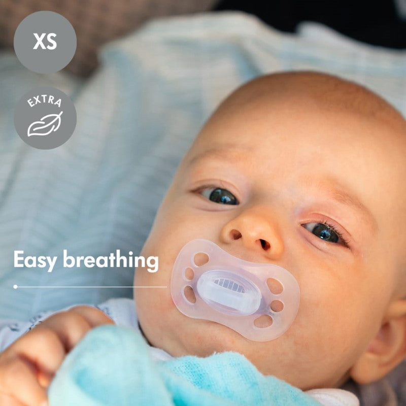 MEDELA SOOTHER NEWBORN TRANS UNISEX 0-2MTH 2PK