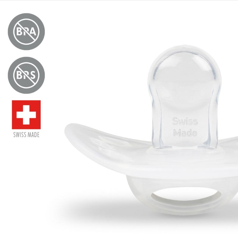 MEDELA SOOTHER NEWBORN TRANS UNISEX 0-2MTH 2PK