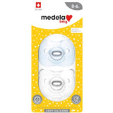MEDELA SOOTHER SILICONE BOY 0-6MTH 2PK