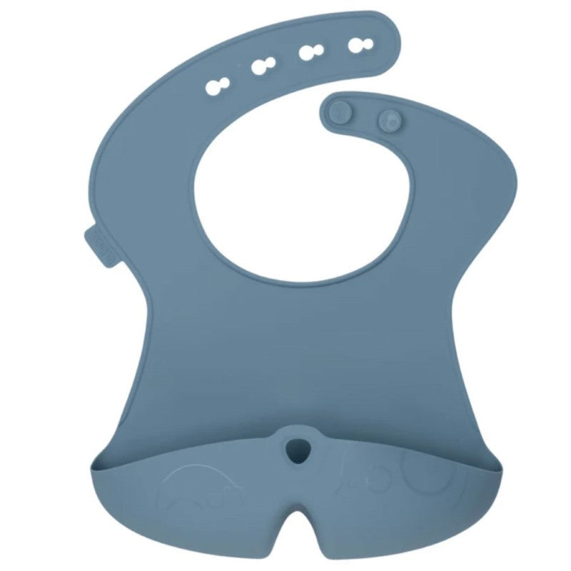 B.BOX SILICONE BIB - LULLABY BLUE