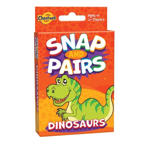 Card Game - Snap and Pairs Dinosaurs