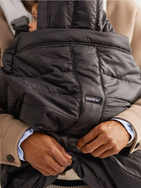 BABY BJORN WINTER COVER FOR BABY CARRIER BLACK