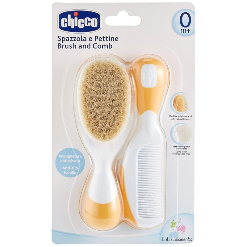 CHICCO BRUSH AND COMB - ORANGE