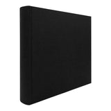 Plush Linen Black Slip-in Photo Album 200 Photos