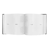 Plush Linen Black Slip-in Photo Album 200 Photos