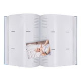 Plush Linen Blue Slip-in Photo Album 300 Photos