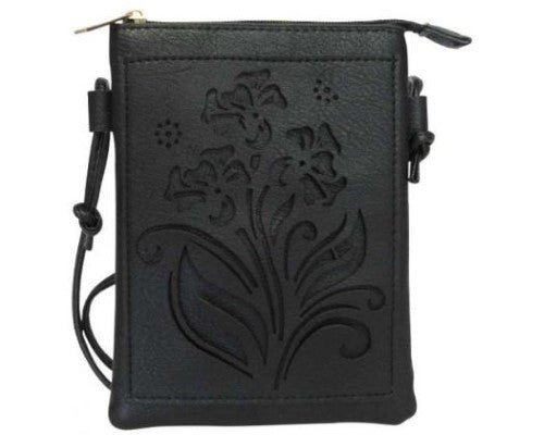 Shoulder Bag Bouquet Black