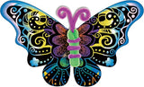 Craft Set - Avenir Scratch Fuzzy Magic Butterfiles