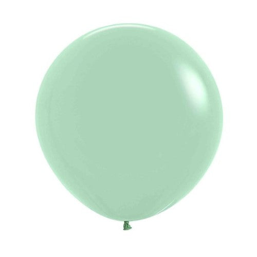 Sempertex 60cm Pastel Dusk Green Tea Latex Balloons 3PK