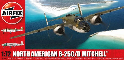 Model Kit - Airfix North American B-25C/D Mitchell 1:72 Scale