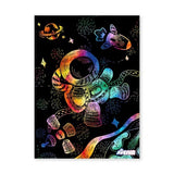 Craft Set - Avenir Scratch Space with Stencil