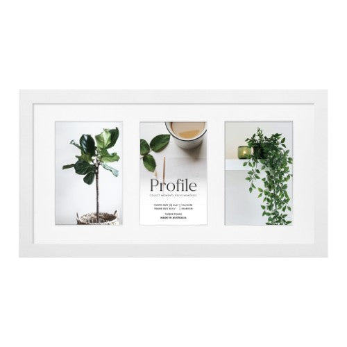 Elegant Gallery Collage Photo Frame - 3 Photos (4x6in)