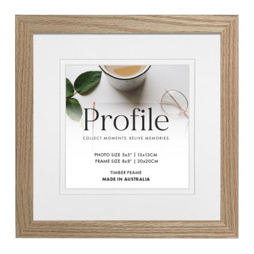 Elegant Deluxe Natural Oak Photo Frame - Type 2
