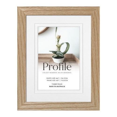 Elegant Deluxe Natural Oak Photo Frame - Type 4