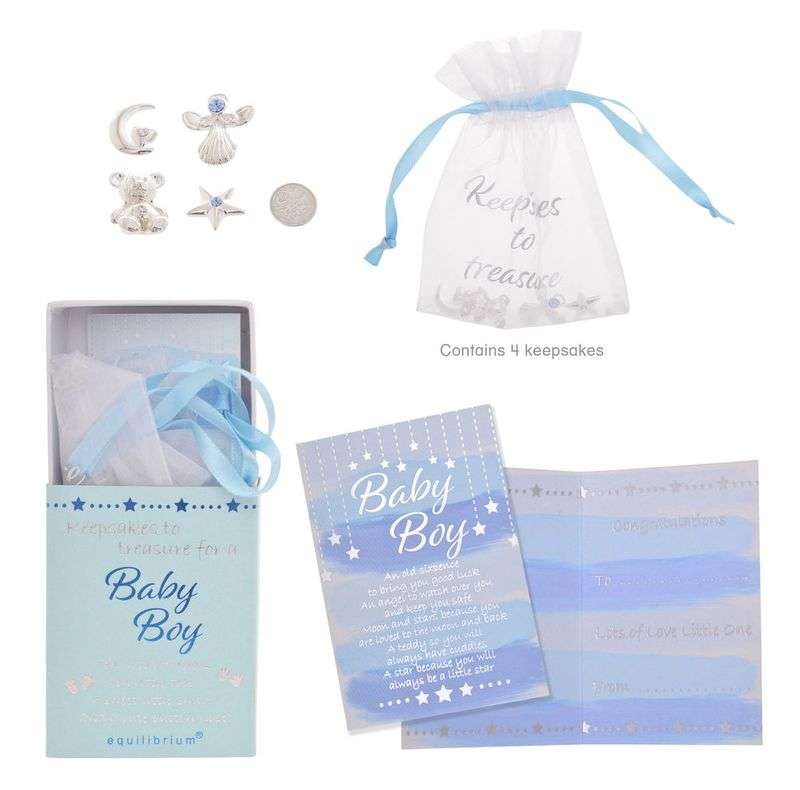 Equilibrium Keepsake Treasure - Baby Boy (Set of 2)