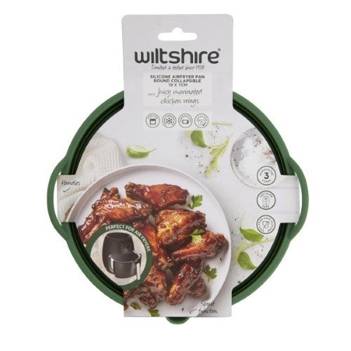 Silicone Air Fryer Round Collapsible Pan 19cm - Wiltshire