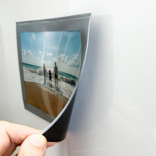 Magnetic Fridge Frame Photo Pocket (Silver) - 5x7in - Type 1