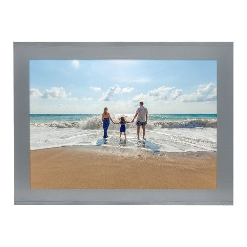 Magnetic Fridge Frame Photo Pocket (Silver) - 5x7in - Type 1