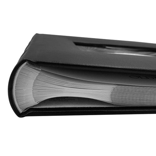 Prestige Black Leather Slip-in Photo Album 200 Photos