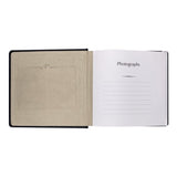 Prestige Black Leather Slip-in Photo Album 200 Photos