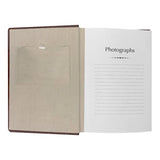 Prestige Brown Leather Slip-in Photo Album 300 Photos