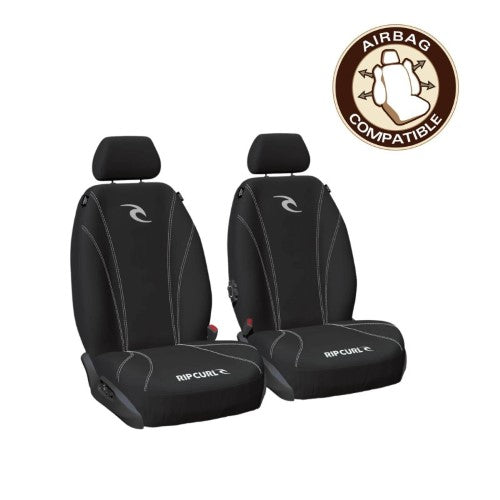 Neoprene Black Car Seat Cover Size 30 Logo - RIP CURL