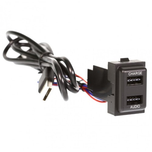 Dual Usb Charge & Sync To Suit Jeep 20.5mm X 32mm - AERPRO