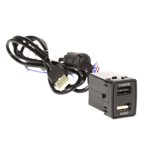 Dual Usb Charge & Sync To Suit Nissan 24mm X 31mm - AERPRO