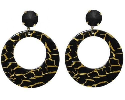 Earring - Giraffe Hoops