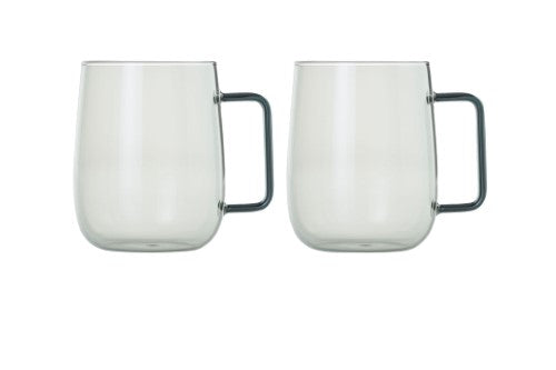 Mug Set -  AdHoc Yuna 2 Piece Smoke Glass (560ml)