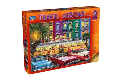 Jigsaw Puzzle - Series 2 Travel Abroad 49th Street Diner (1000pcs)