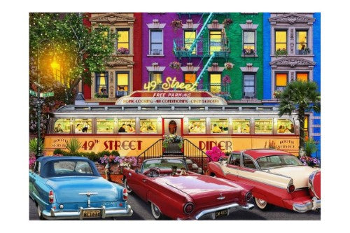 Jigsaw Puzzle - Series 2 Travel Abroad 49th Street Diner (1000pcs)