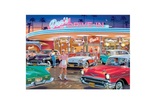 Jigsaw Puzzle - Park & Dine Don's Drive In  (1000pcs)