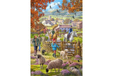 Jigsaw Puzzle - Horse & Hound Autumn Walk (1000pcs)