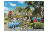 Jigsaw Puzzle - Village Kids Crossing the Ford (1000pcs)