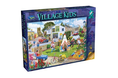 Jigsaw Puzzle - Village Kids Summer Games (1000pcs)