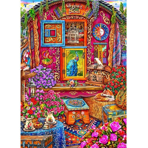 Jigsaw Puzzle - Dont Worry Be Happy Gypsy Soul (1000pcs)