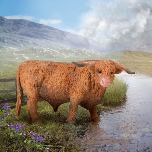 Figurine - CollectA Highland Bull (15.5 x 7 x 6.7cm)