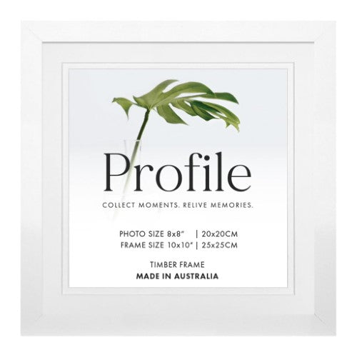 Elegant Deluxe White Square Photo Frames
