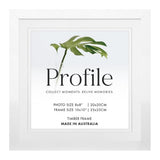 Elegant Deluxe White Square Photo Frames
