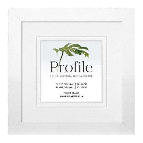 Elegant Deluxe White Square Photo Frames
